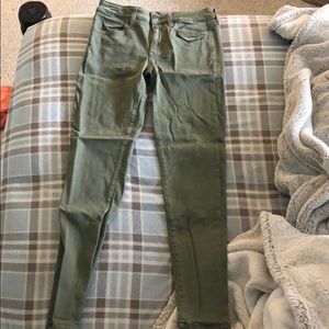 Army greens American eagle jeans